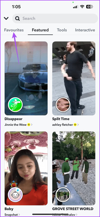 favorites-tab-director-mode-snapchat-473x1024-1 كيفية استخدام وضع المخرج على Snapchat
