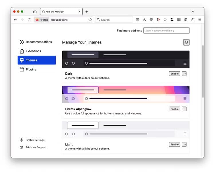 firefox-themes 10 أسباب تدفعك للتبديل من Chrome إلى Firefox