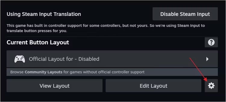gear-icon-in-the-controller-settings-window هل يتحرك مؤشر الماوس من تلقاء نفسه؟ وإليك كيفية اصلاحها