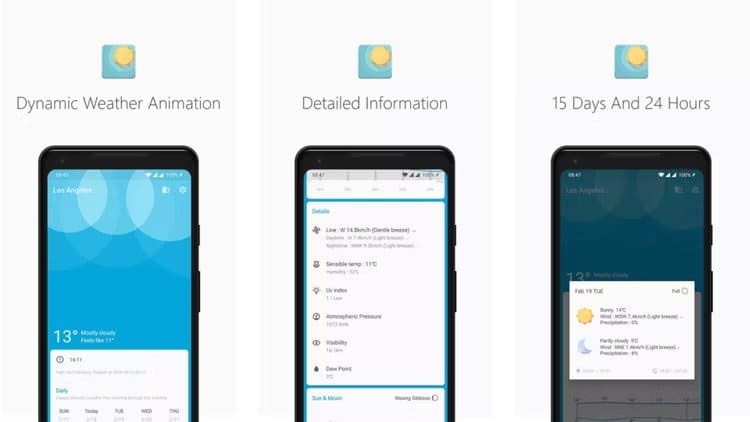 أفضل 10 تطبيقات لويدجت الطقس على نظام Android - %categories