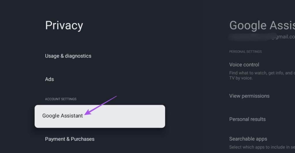 google-assistant-privacy-settings-google-tv-1024x534-1 أفضل 6 إصلاحات لعدم عمل Google Assistant على Google TV