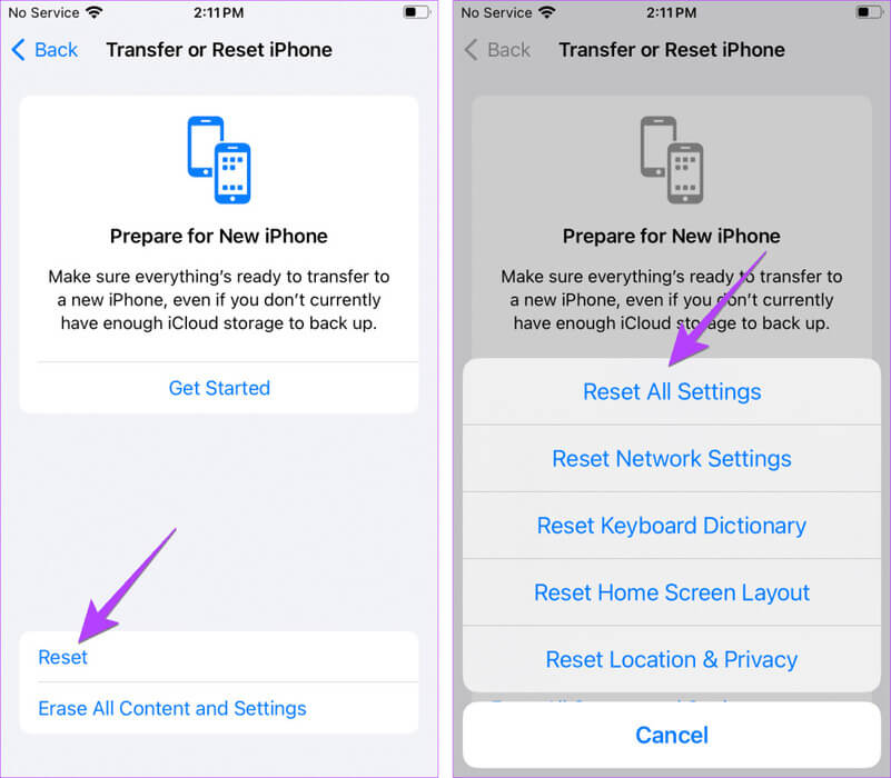 iPhone-reset-all-of-settings-1024x895-1 12 طريقة لإصلاح استمرار سطوع iPhone في التغير