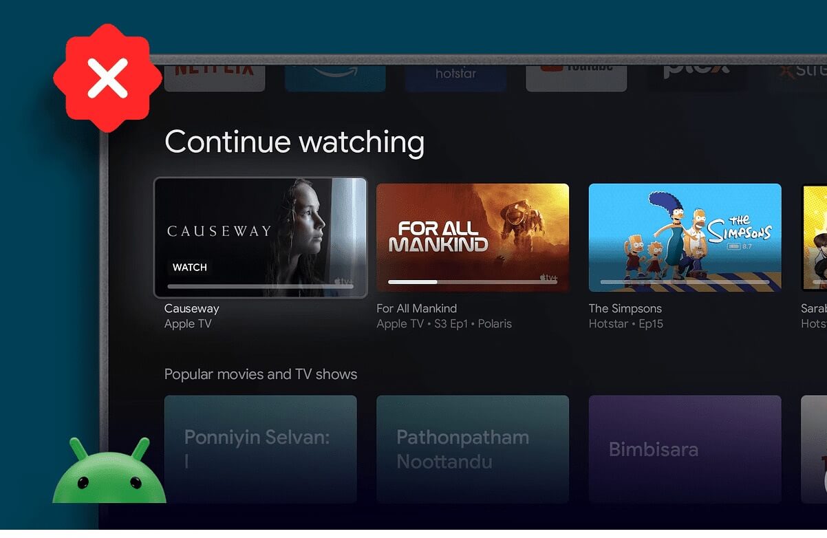 image-497 كيفية إزالة متابعة المشاهدة من صفحة Android TV الرئيسية