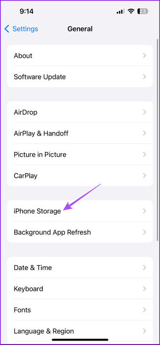 iphone-storage-settings-iphone-2-475x1024-1 أفضل 9 إصلاحات لعدم عمل تطبيق Amazon Alexa على iPhone وAndroid