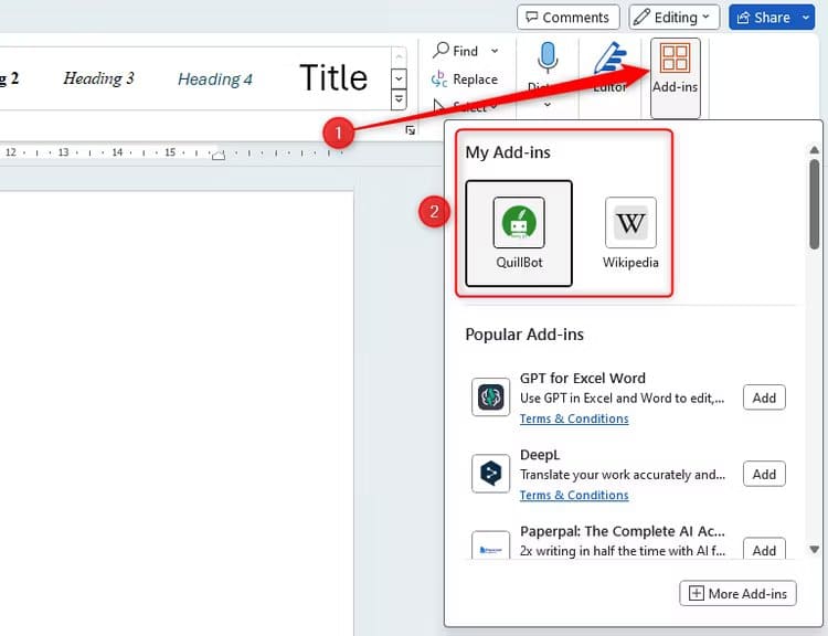 more-add-ins كيفية تثبيت واستخدام الوظائف الإضافية لـ Microsoft Office