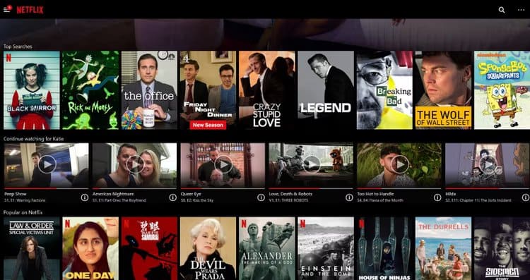 netflix-main-page Disney + مقابل Netflix: أيهما يجب أن تختار؟