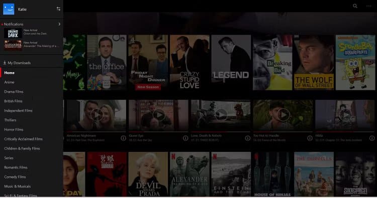 netflix-menu-1 Disney + مقابل Netflix: أيهما يجب أن تختار؟