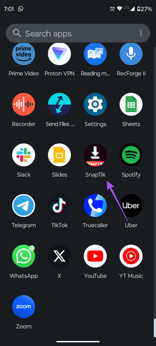 open-snaptik-on-phone-461x1024-1 كيفية تنزيل مقاطع فيديو TikTok بدون علامة مائية على iPhone وAndroid