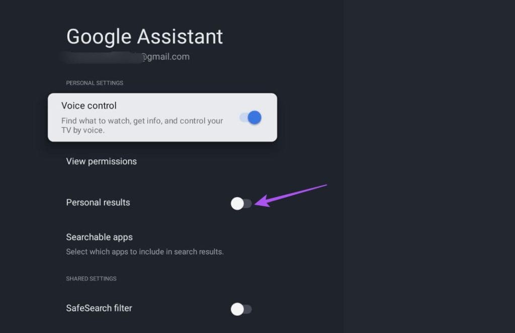 personal-results-google-assistant-google-tv-1024x662-1 أفضل 6 إصلاحات لعدم عمل Google Assistant على Google TV