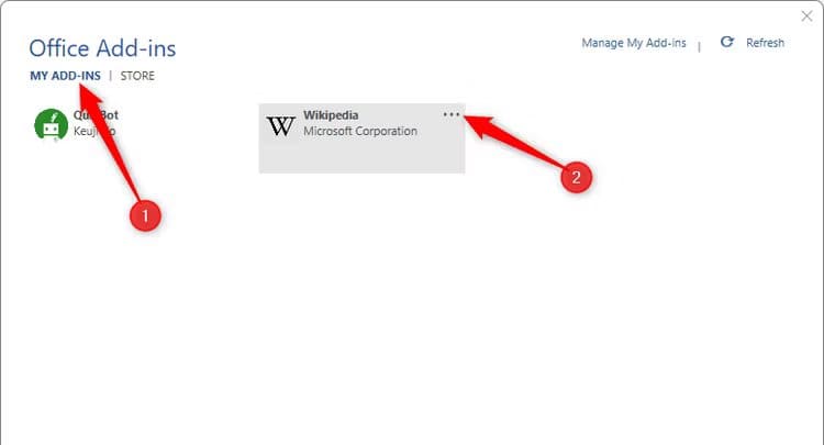 remove-add-ins كيفية تثبيت واستخدام الوظائف الإضافية لـ Microsoft Office