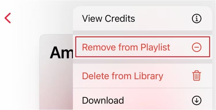 remove-from-playlist-option-in-the-apple-music-app كيفية استخدام قوائم التشغيل التعاونية على Apple Music