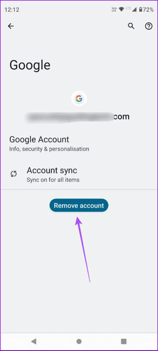 remove-google-account-android-462x1024-1 كيفية استخدام Glanceable Directions على Google Maps