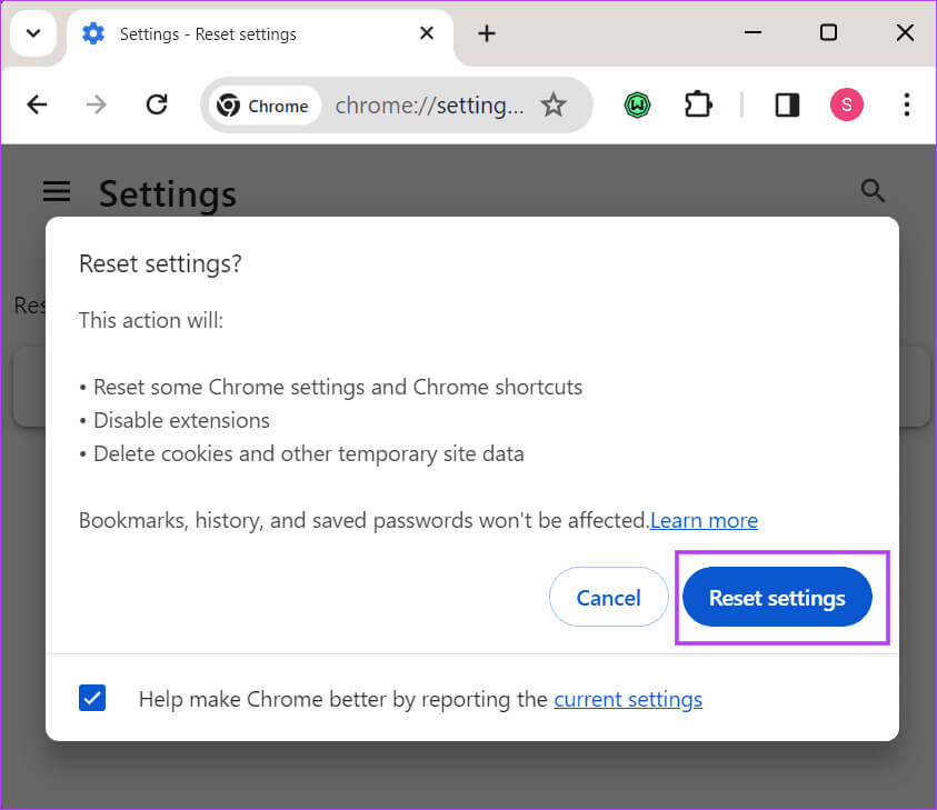 reset-chrome-settings-4-1 هل خيار Cast مفقود في Chrome؟ إليك كيفية إضافته مرة أخرى إلى شريط الأدوات