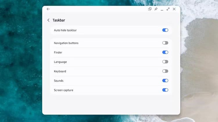 samsung-dex-hide-taskbar 10 أسباب تجعل Samsung DeX قادرًا على استبدال الكمبيوتر المكتبي لديك