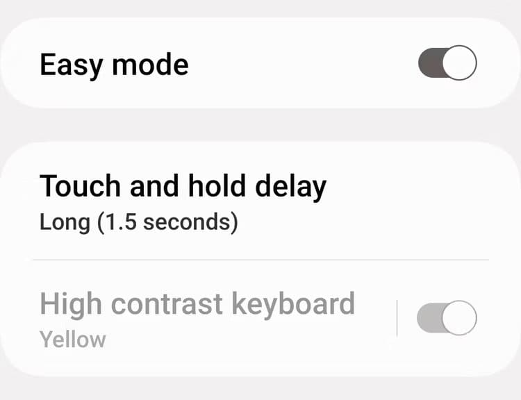 samsung-easy-mode-settings 6 نصائح لتسهيل استخدام هاتف Android