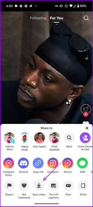 save-video-tiktok-463x1024-1 كيفية تنزيل مقاطع فيديو TikTok بدون علامة مائية على iPhone وAndroid