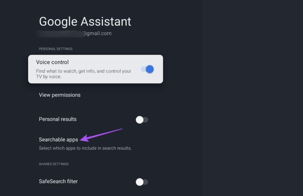searchable-apps-google-assistant-google-tv-1024x662-1 أفضل 6 إصلاحات لعدم عمل Google Assistant على Google TV