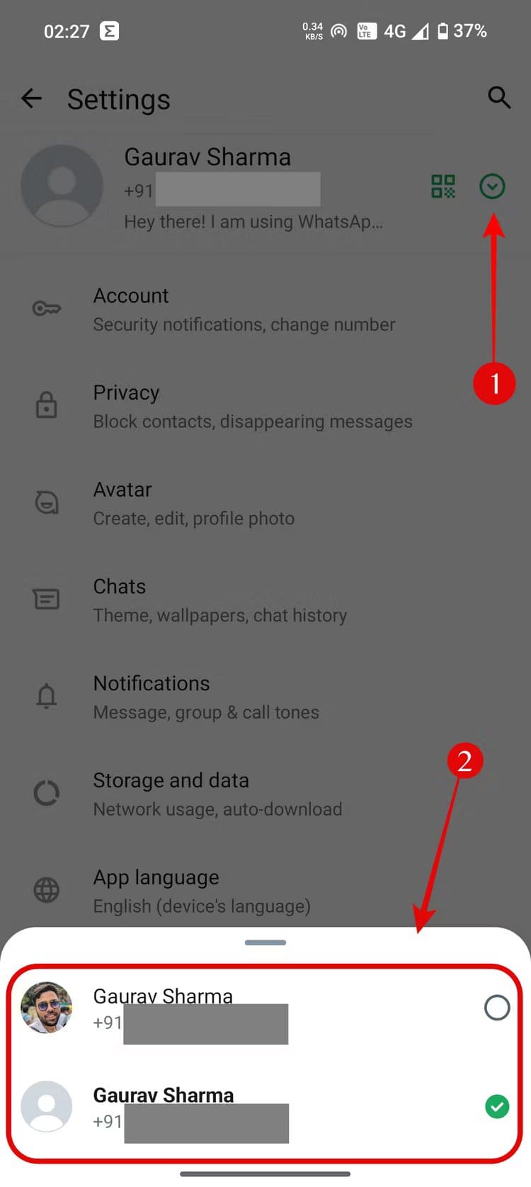 second-whatsapp-accounts-1 كيفية استخدام حسابين على WhatsApp على Android