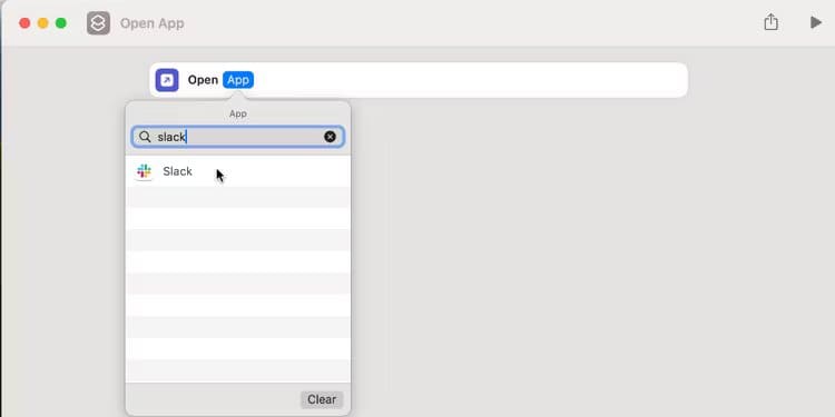 selecting-an-app-to-open-in-mac-shortcuts-app أستخدم اختصار Mac البسيط هذا لبدء كل يوم عمل