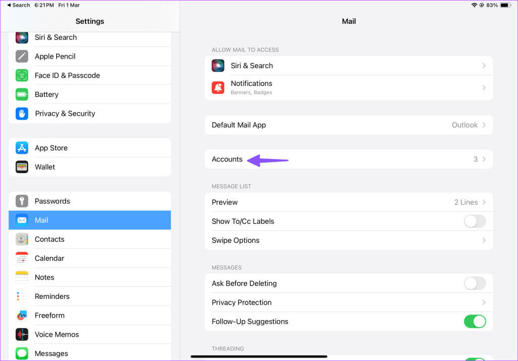 كيفية إعداد Outlook على iPad - %categories