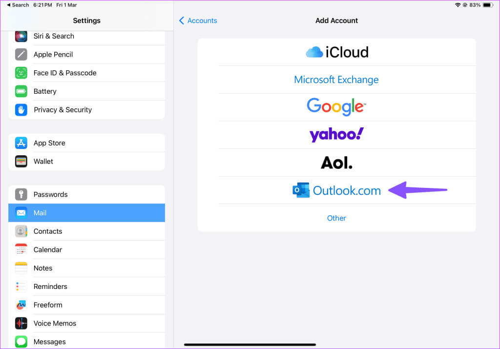 كيفية إعداد Outlook على iPad - %categories