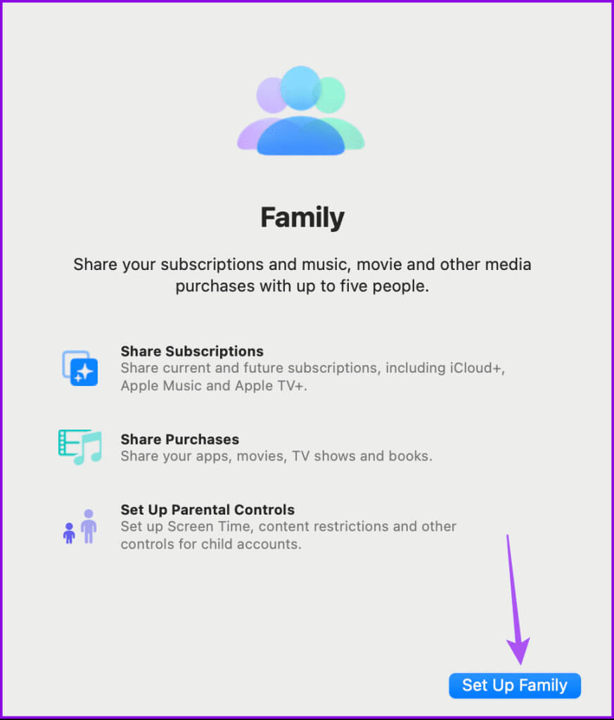set-up-family-sharing-mac-873x1024-1 كيفية إعداد أدوات الرقابة الأبوية على Mac