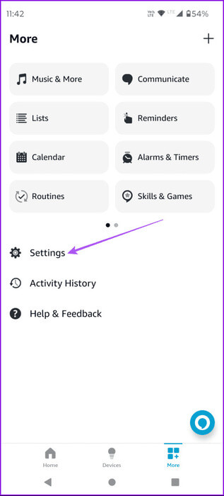 settings-alexa-app-463x1024-1 أفضل 9 إصلاحات لعدم عمل تطبيق Amazon Alexa على iPhone وAndroid