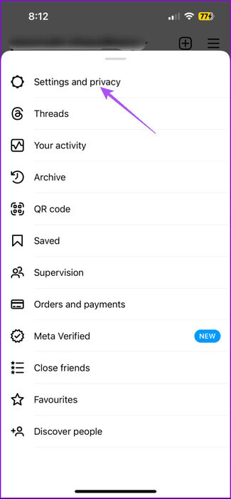 settings-and-privacy-instagram-app-475x1024-1 كيفية تسجيل الدخول إلى Facebook مع Instagram
