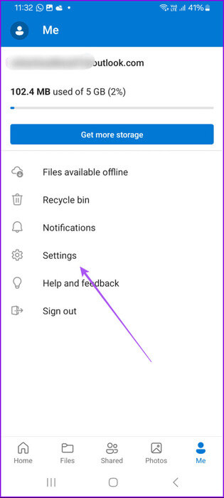 settings-onedrive-android-461x1024-1 كيفية حذف الصور من OneDrive