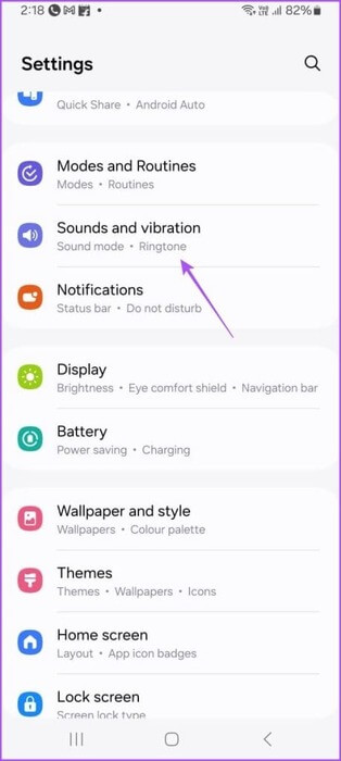 sounds-and-vibration-settings-samsung-459x1024-1 كيفية تغيير صوت الإشعارات في Snapchat