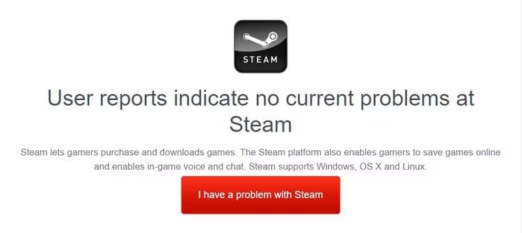 steam-server-status-on-downdetector-website كيفية إصلاح خطأ Steam Cloud Sync للحفاظ على ألعابك المحفوظة آمنة