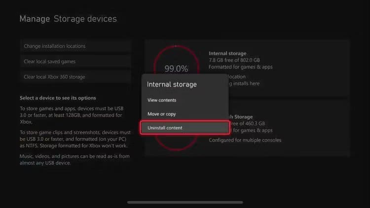 كيفية تحرير مساحة التخزين على جهاز Xbox Series X|S - %categories