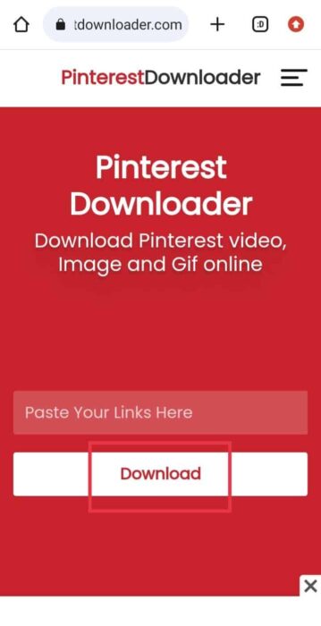 tap-on-download-e1711292273828 كيفية تنزيل مقاطع فيديو Pinterest على Android