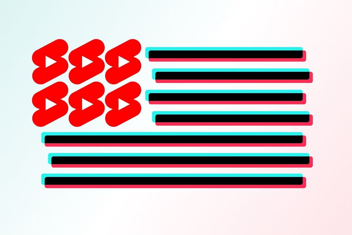 tiktok-shorts-flag-1 إذا حظرت الولايات المتحدة TikTok، فهل يمكن أن تتولى YouTube Shorts السيطرة؟