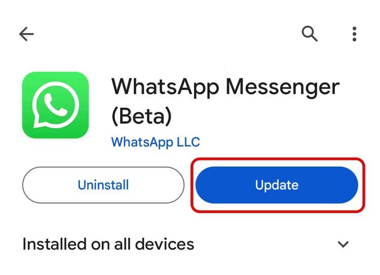 update-whatsapp كيفية استخدام حسابين على WhatsApp على Android
