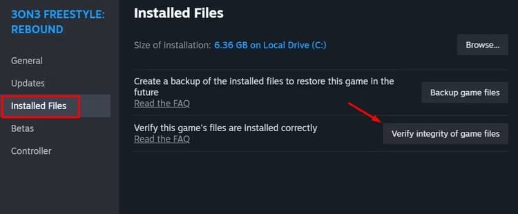 verifiy-integrity-of-game-file-option-in-the-steam-client كيفية إصلاح خطأ Steam Cloud Sync للحفاظ على ألعابك المحفوظة آمنة