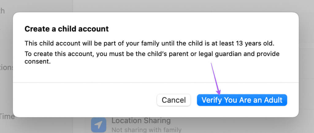 verify-you-are-an-audlt-family-sharing-child-account-mac-1024x434-1 كيفية إعداد أدوات الرقابة الأبوية على Mac