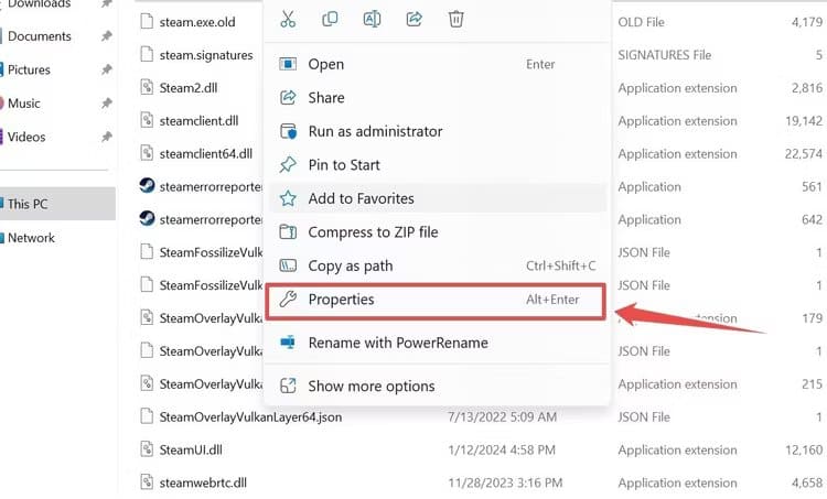 windows-11-properties-1 كيفية تشغيل التطبيقات بسرعة على Windows 11 باستخدام اختصارات لوحة المفاتيح