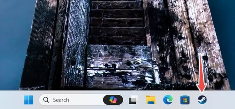 windows-steam-taskbar-1 كيفية تشغيل التطبيقات بسرعة على Windows 11 باستخدام اختصارات لوحة المفاتيح