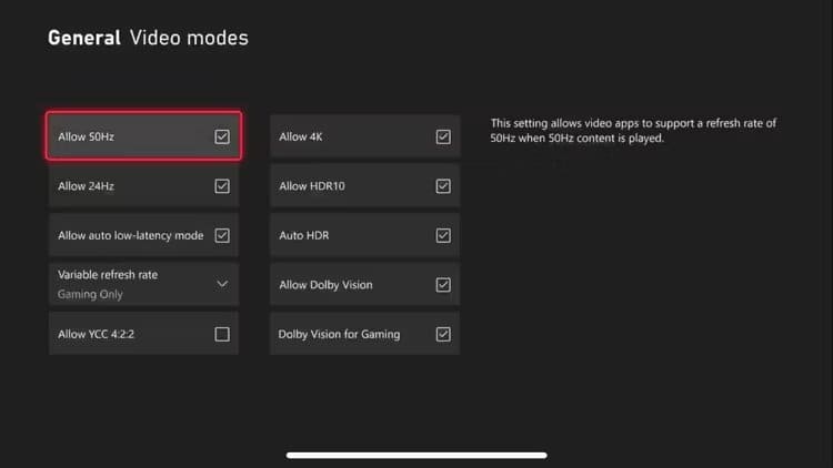 xbox_video_modes كيفية تحسين الأداء على جهاز Xbox