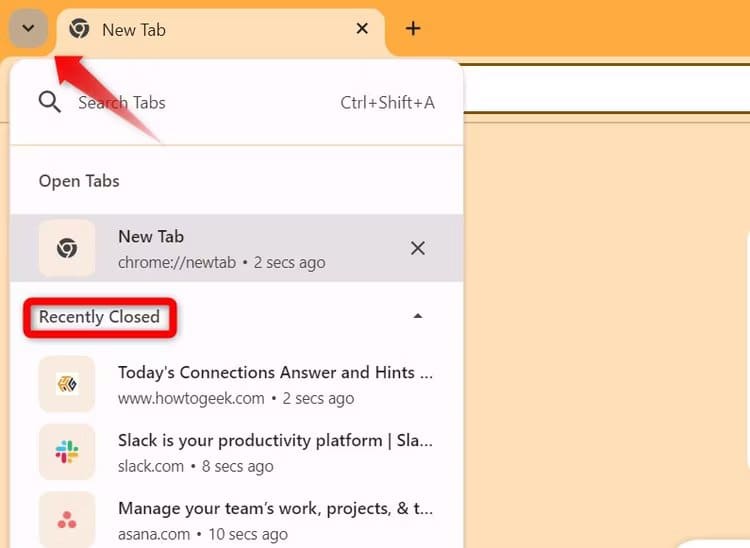 3-reopening-the-recently-closed-tabs-from-chrome افعل هذه الأشياء السبعة الآن لجعل Chrome أفضل