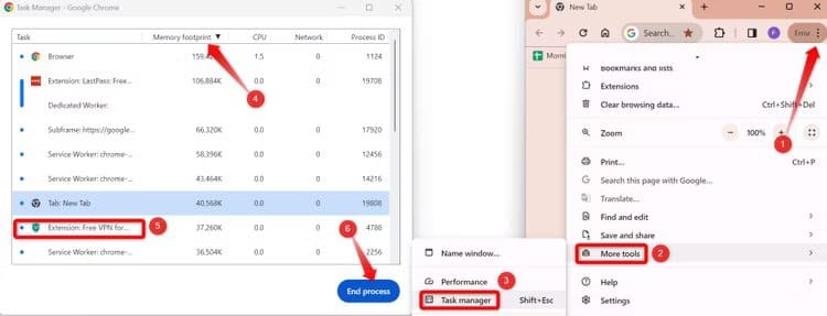 6-closing-a-resource-hungry-process-in-chrome-s-task-manager كيفية إصلاح علامات التبويب التي يتم تحديثها تلقائيًا في Chrome
