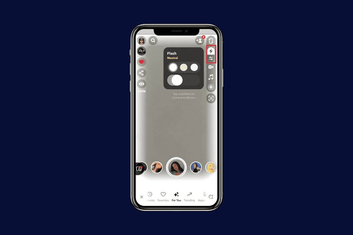 How-to-Get-Rid-of-Ring-Flash-on-Snapchat-Android كيفية التخلص من Ring Flash على Snapchat Android