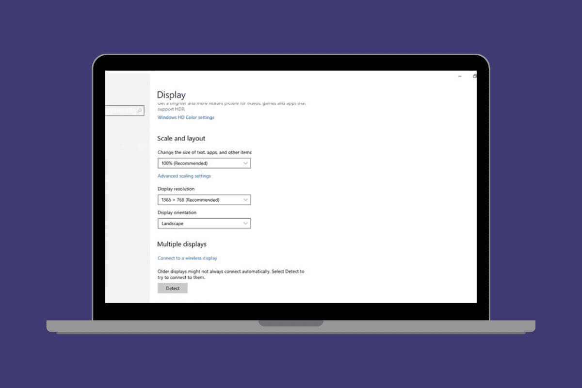 How-to-Reset-Display-Settings-in-Windows-10 كيفية إعادة ضبط إعدادات العرض في Windows 10