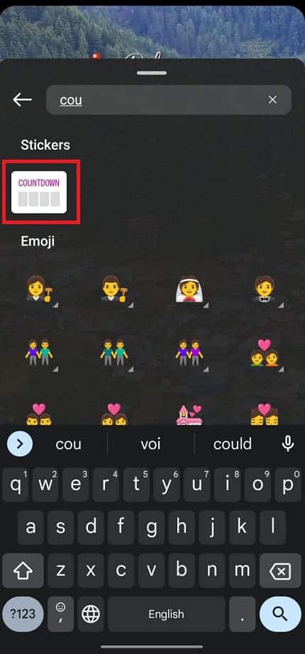 Select-the-countdown-sticker-and-set-the-date-time-and-title كيفية رؤية تذكيرات العد التنازلي المحفوظة على Instagram في Android