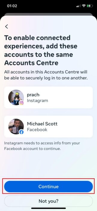 Tap-on-Add-accounts-select-Add-Facebook-account-and-then-tap-on-Continue-e1711986580957 كيفية إضافة رابط إلى قصة Facebook
