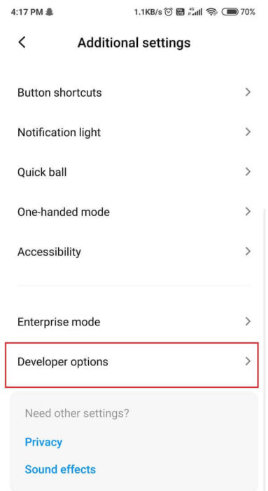 Under-Additional-Settings-tap-on-Developers-option-e1711987823664 كيفية تمكين تصحيح أخطاء USB على Android