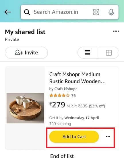 Youll-see-the-option-Add-to-Cart-near-each-product.-Simply-tap-on-it-and-it-will-be-added-to-your-cart كيفية مشاركة عربة Amazon على Android