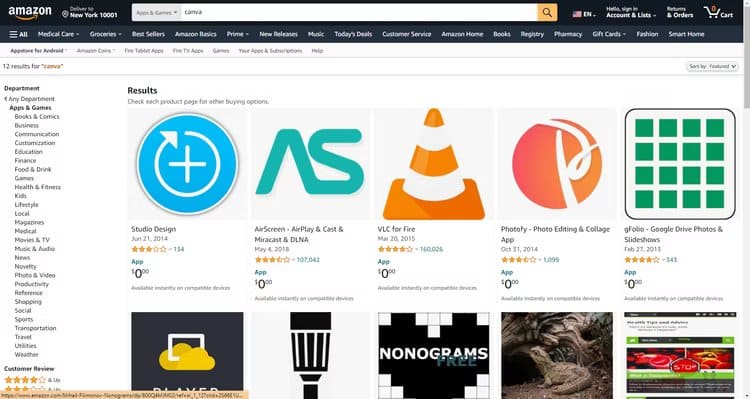 canva-amazon أنت بحاجة إلى متجر Play على Fire Tablet للحصول على هذه التطبيقات العشرة الشائعة
