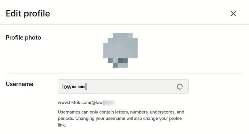 change-username-tiktok-pc-edit خطوات بسيطة لتغيير اسم المستخدم واسم العرض على TikTok